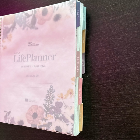 Erin Condren Bouquet Daily Life Planner Duo Rose Gold Coil Jan 2026 - Dec 2026 - Picture 3 of 7